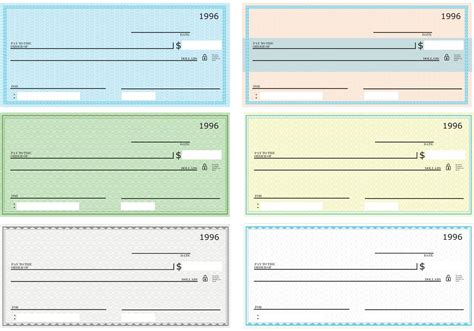 free printable blank checks.